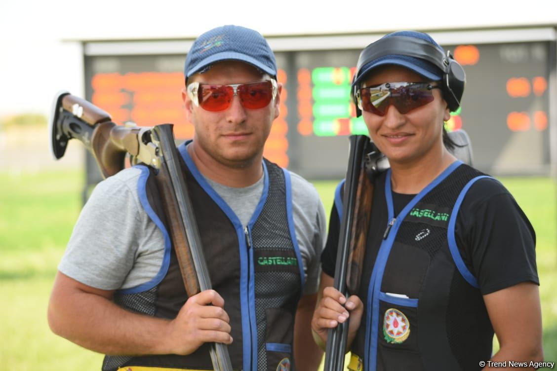 Azərbaycan idmançıları İslamiadada stend atıcılığı yarışlarında qızıl medal qazanıblar (FOTO)