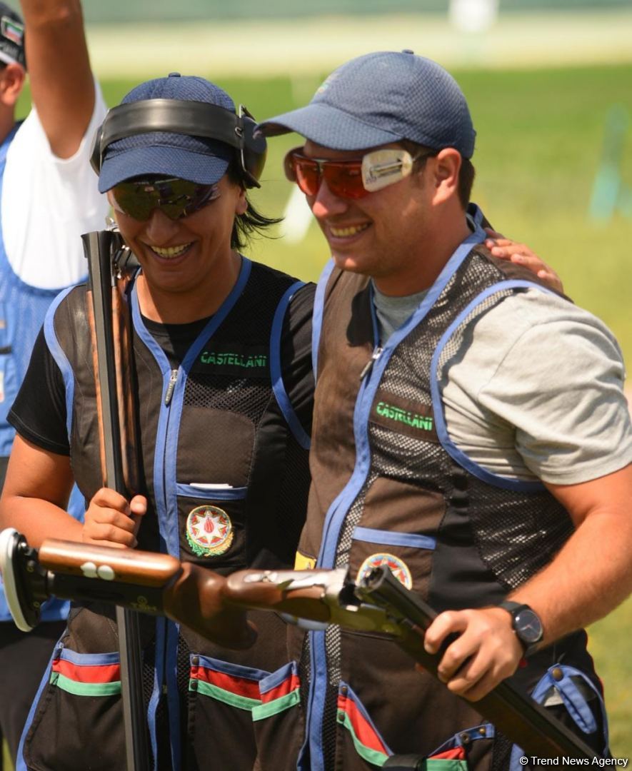 Azərbaycan idmançıları İslamiadada stend atıcılığı yarışlarında qızıl medal qazanıblar (FOTO)
