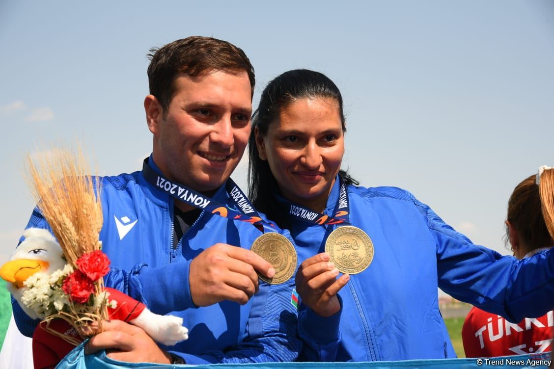 Azərbaycan idmançıları İslamiadada stend atıcılığı yarışlarında qızıl medal qazanıblar (FOTO)
