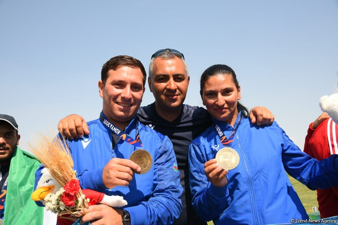 Azərbaycan idmançıları İslamiadada stend atıcılığı yarışlarında qızıl medal qazanıblar (FOTO)