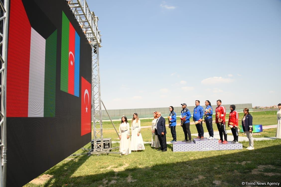 Azərbaycan idmançıları İslamiadada stend atıcılığı yarışlarında qızıl medal qazanıblar (FOTO)