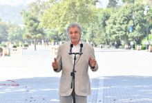 Prezident İlham Əliyev və Birinci xanım Mehriban Əliyeva Bakının Dənizkənarı Milli Parkında Müslüm Maqomayevin abidəsinin açılışında iştirak ediblər (YENİLƏNİB) (FOTO/VİDEO)
