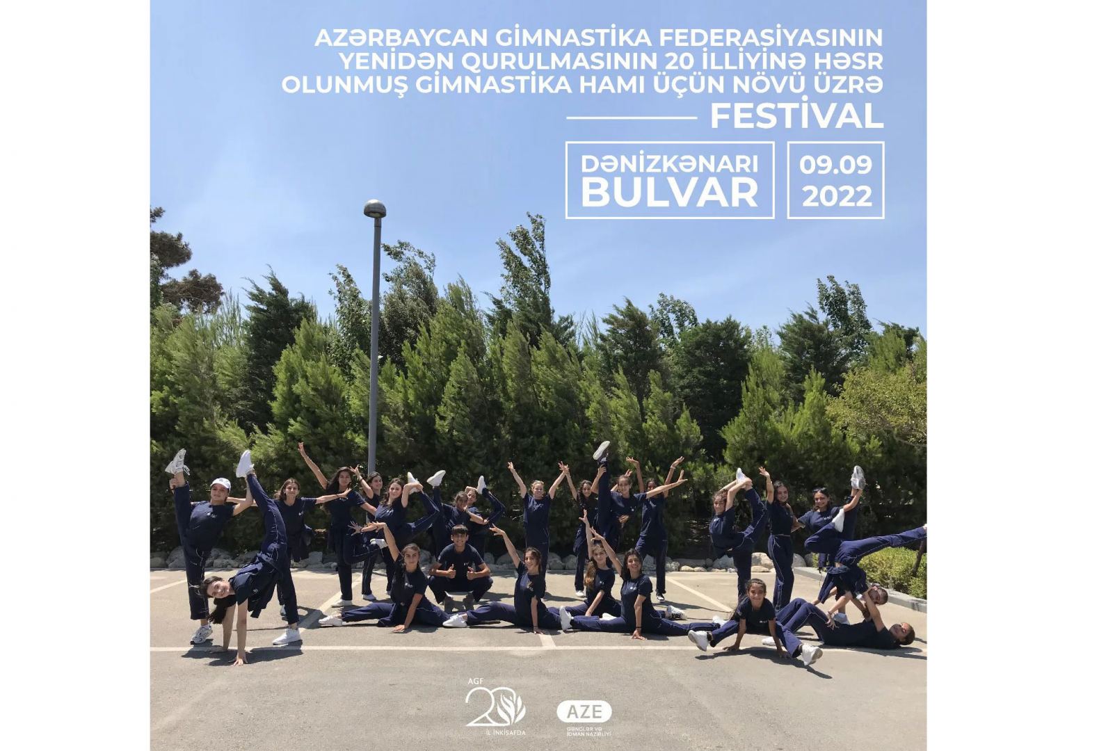 Bulvarda gimnastika festivalı keçiriləcək