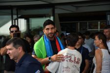 İslamiadada iştirak edən Azərbaycan idmançıları vətənə qayıdıblar (FOTO/VİDEO)