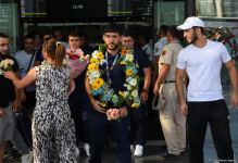 İslamiadada iştirak edən Azərbaycan idmançıları vətənə qayıdıblar (FOTO/VİDEO)