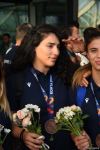 İslamiadada iştirak edən Azərbaycan idmançıları vətənə qayıdıblar (FOTO/VİDEO)