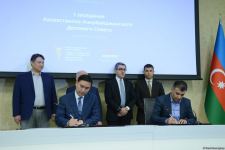 Qazaxıstan-Azərbaycan işgüzar şurasının iclasında sənədlər imzalanıb (FOTO)
