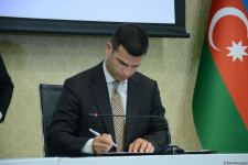 Qazaxıstan-Azərbaycan işgüzar şurasının iclasında sənədlər imzalanıb (FOTO)