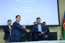 Qazaxıstan-Azərbaycan işgüzar şurasının iclasında sənədlər imzalanıb (FOTO)