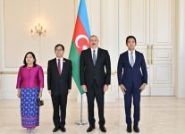 Prezident İlham Əliyev Tailandın Azərbaycanda yeni təyin olunan səfirinin etimadnaməsini qəbul edib (FOTO) (YENİLƏNİB)