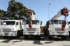 Qarabağ və Şərqi Zəngəzurda yol infrastrukturu üçün yeni maşın-mexanizmlər alınıb (FOTO)