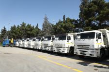 Qarabağ və Şərqi Zəngəzurda yol infrastrukturu üçün yeni maşın-mexanizmlər alınıb (FOTO)