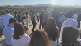 Diplomatik korpusun nümayəndələri Füzuli köhnə şəhər mərkəzinə baxış keçiriblər (FOTO)