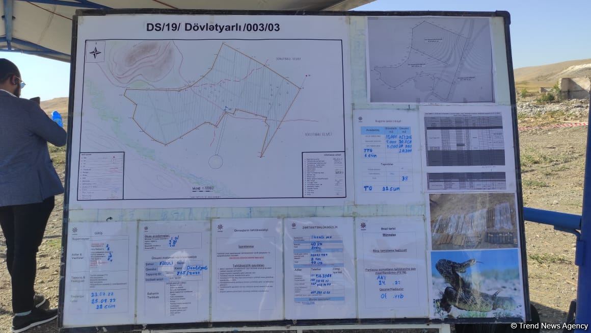 Diplomatlar Füzulidə minaların zərərsizləşdirilməsi prosesini izləyiblər (FOTO/VİDEO)
