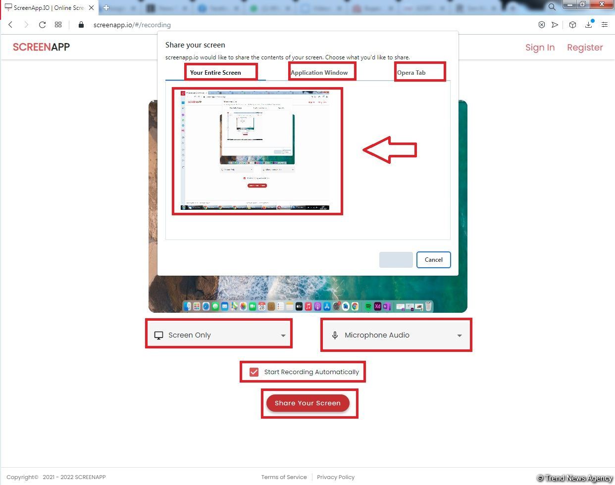 Kompüterdə proqramsız ekran videosu çəkmək (FOTO/VİDEO)