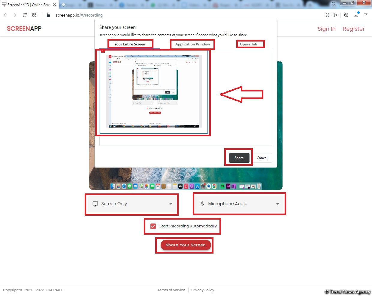 Kompüterdə proqramsız ekran videosu çəkmək (FOTO/VİDEO)