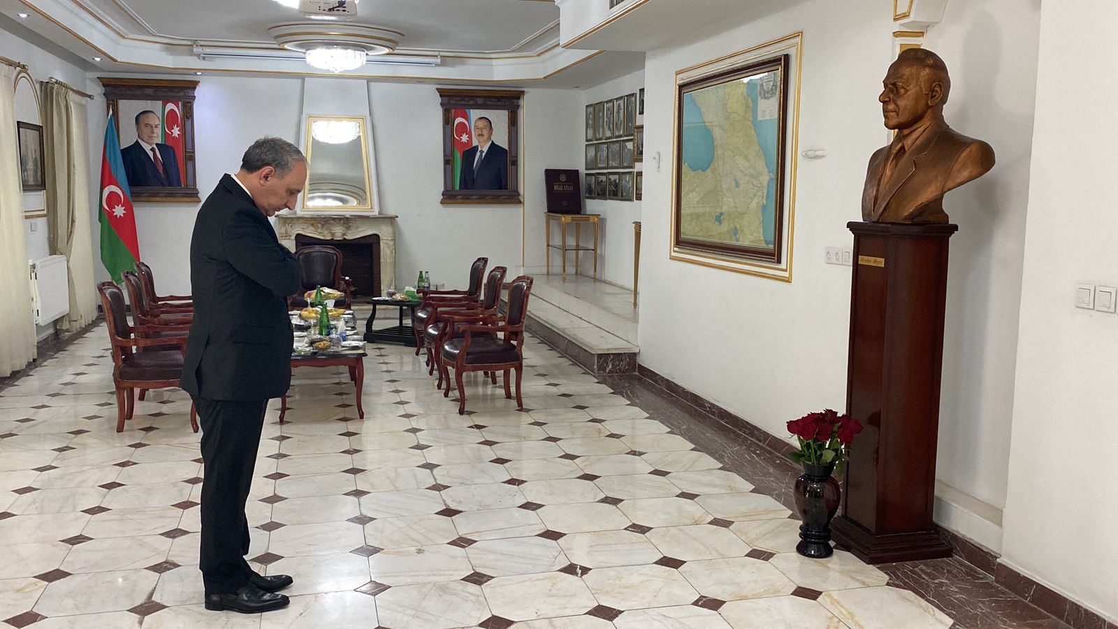 Baş prokuror İranda rəsmi görüşlər keçirib (FOTO)