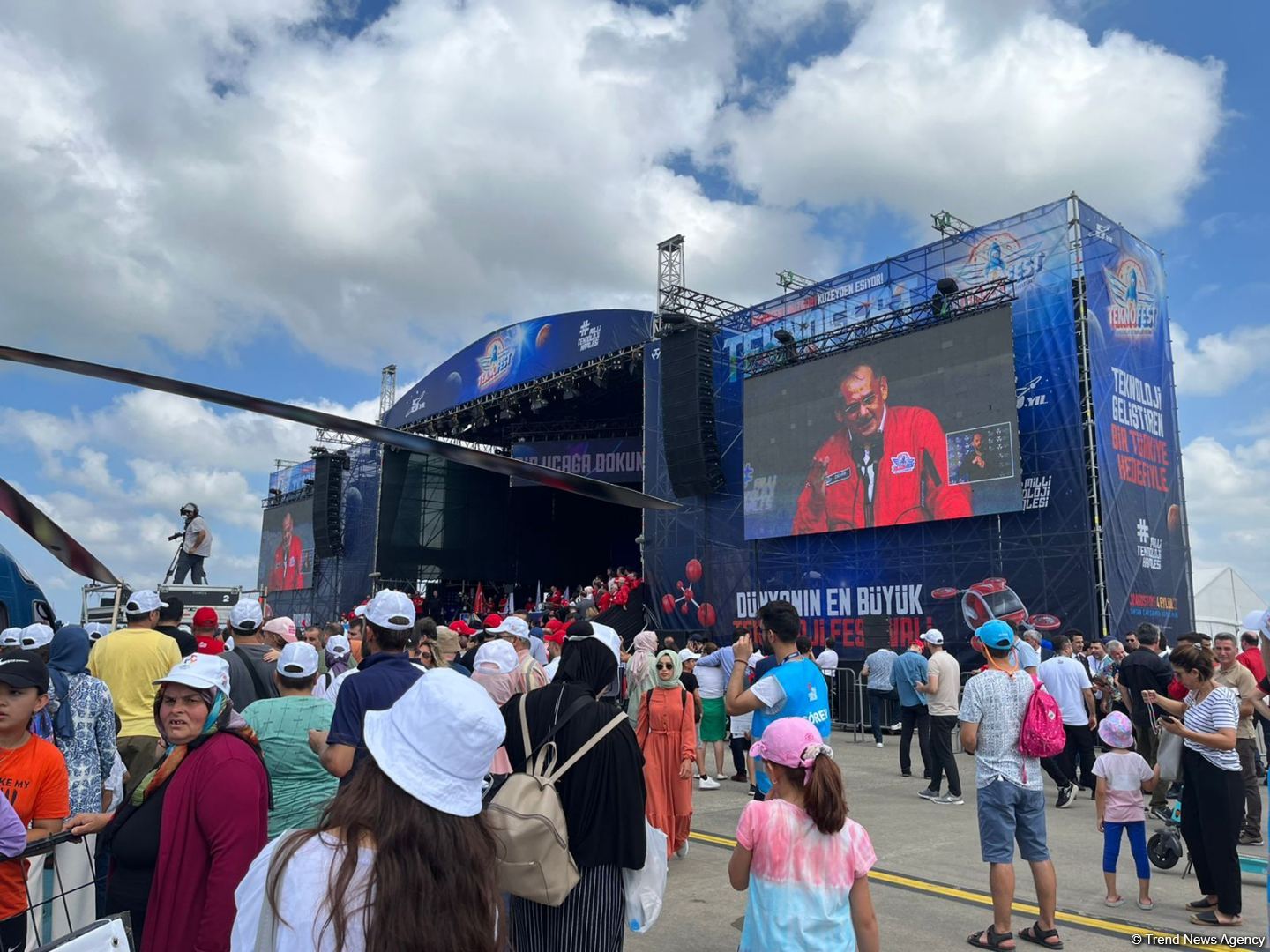 "Teknofest" Aerokosmik və Texnologiya Festivalının rəsmi açılış mərasimi keçirilir (FOTO)