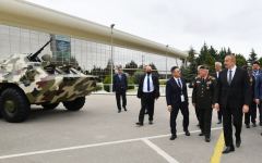 Prezident İlham Əliyev 4-cü “ADEX” və 13-cü “Securex Caspian” sərgiləri ilə tanış olub (FOTO/VİDEO) (YENİLƏNİB)