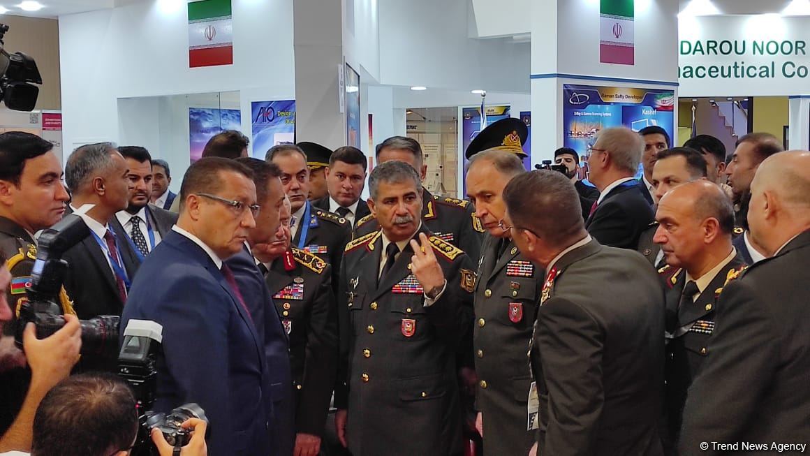 Zakir Həsənov və Yaşar Güler ADEX sərgisində olublar (FOTO)