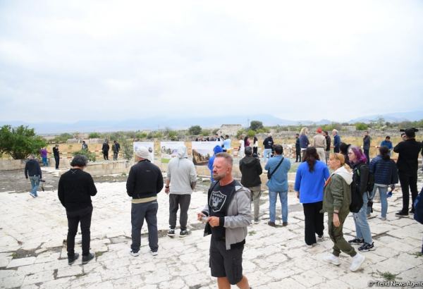 Beynəlxalq səyyahların Ağdama səfəri başa çatıb (FOTO)