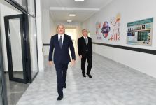 Prezident İlham Əliyev Suraxanı rayonunda yeni inşa edilmiş 87 saylı məktəb kompleksində yaradılan şəraitlə tanış olub (FOTO/VİDEO)