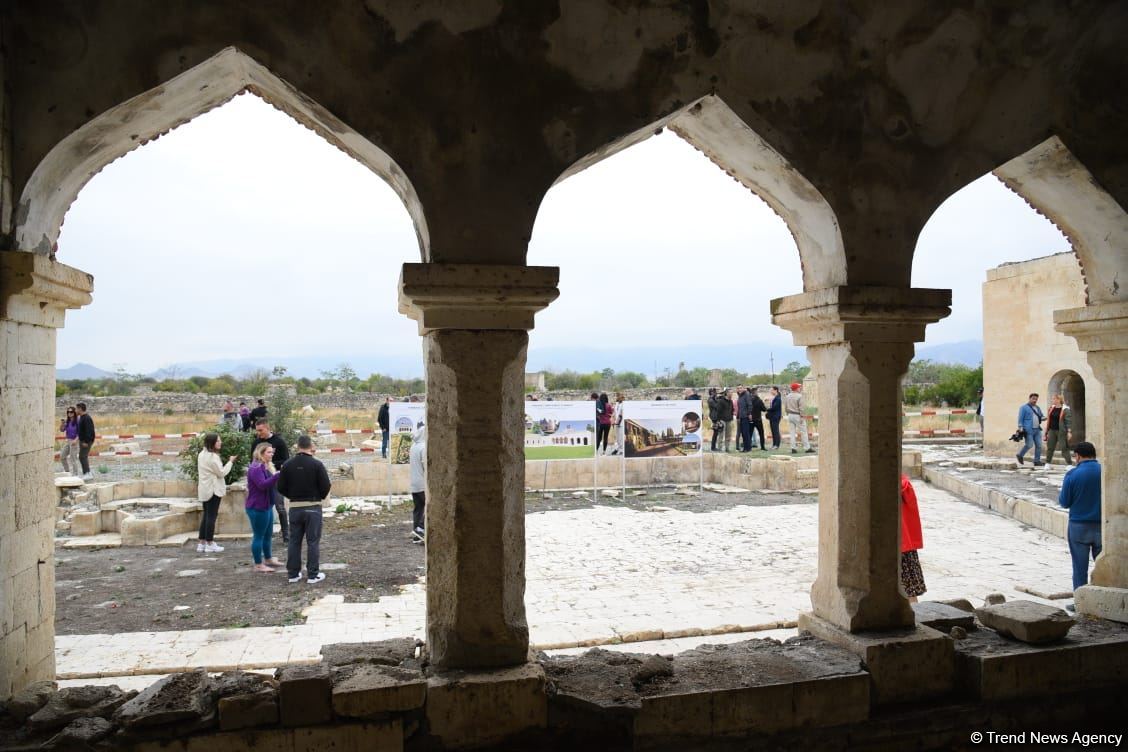 Beynəlxalq səyyahların Ağdama səfəri başa çatıb (FOTO)