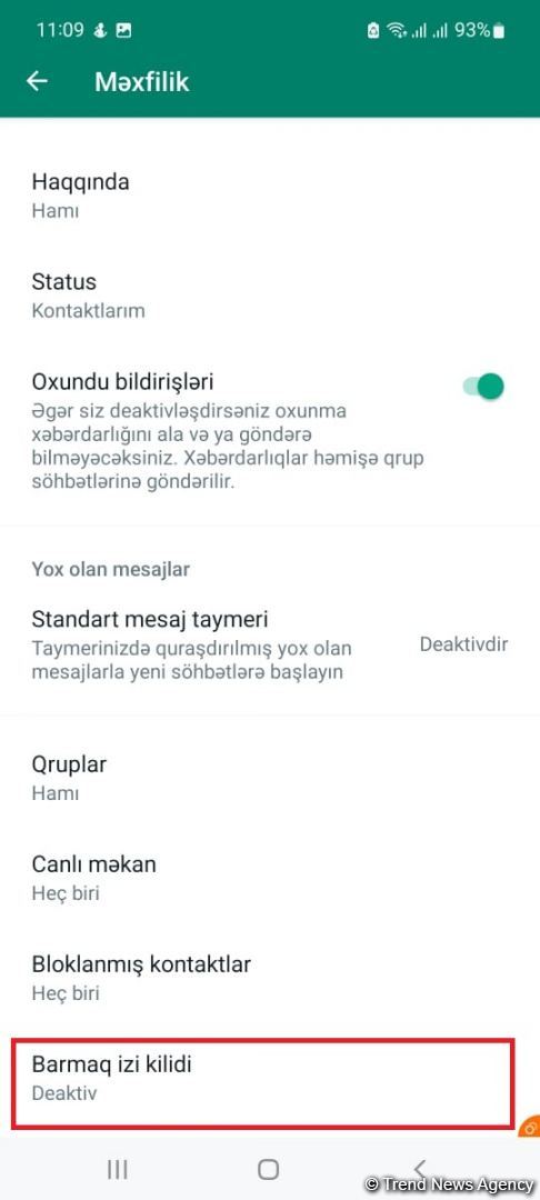 "WhatsApp"ın izləndiyini necə bilmək olar? (FOTO)