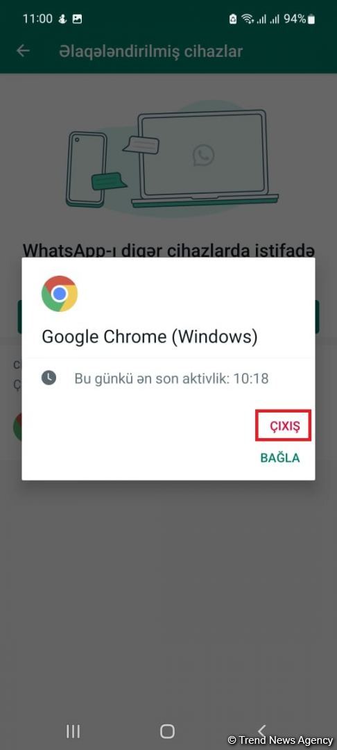 "WhatsApp"ın izləndiyini necə bilmək olar? (FOTO)