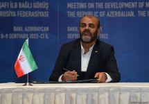 Bakıda Şimal-Cənub dəhlizi ilə bağlı bəyannamə imzalanıb (FOTO)