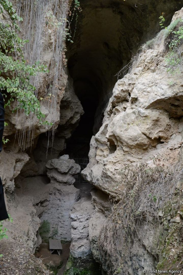 Xarici səyahətçilər Azıx mağarasını ziyarət ediblər (FOTO)