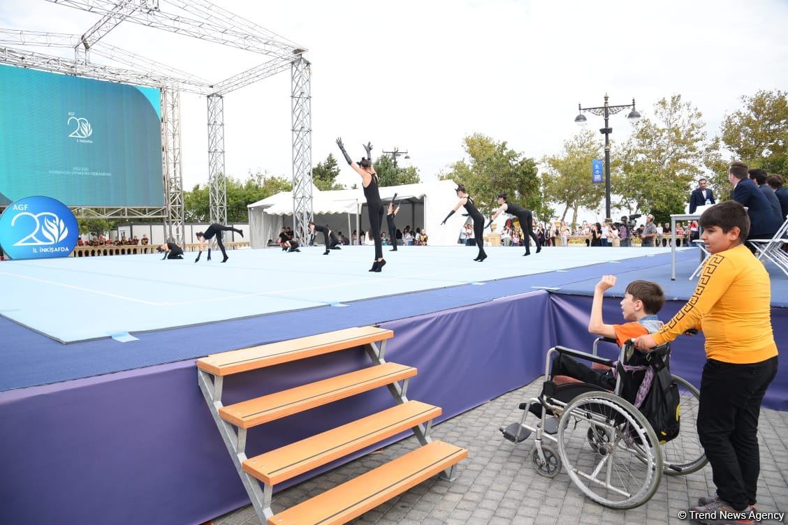 Bakıda “Gimnastika hamı üçün” növü üzrə festival keçirilir (FOTO)