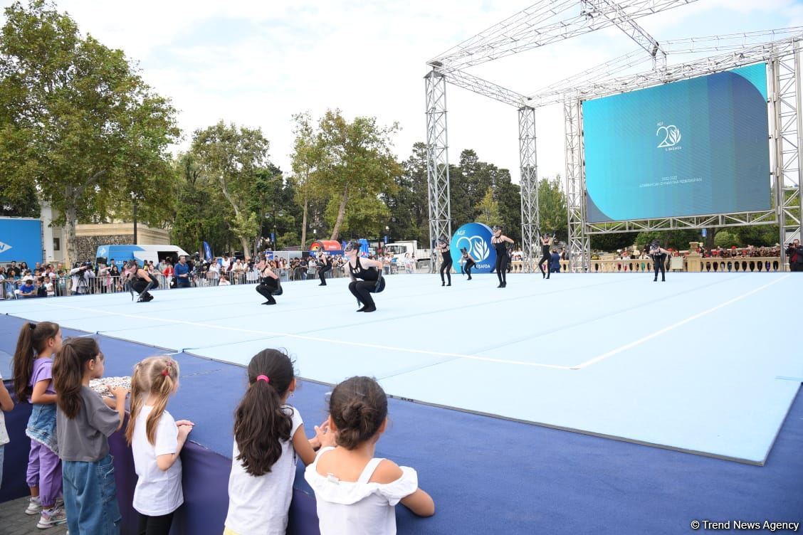 Bakıda “Gimnastika hamı üçün” növü üzrə festival keçirilir (FOTO)