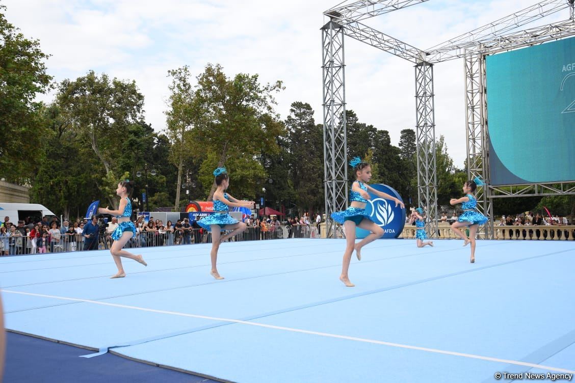 Bakıda “Gimnastika hamı üçün” növü üzrə festival keçirilir (FOTO)