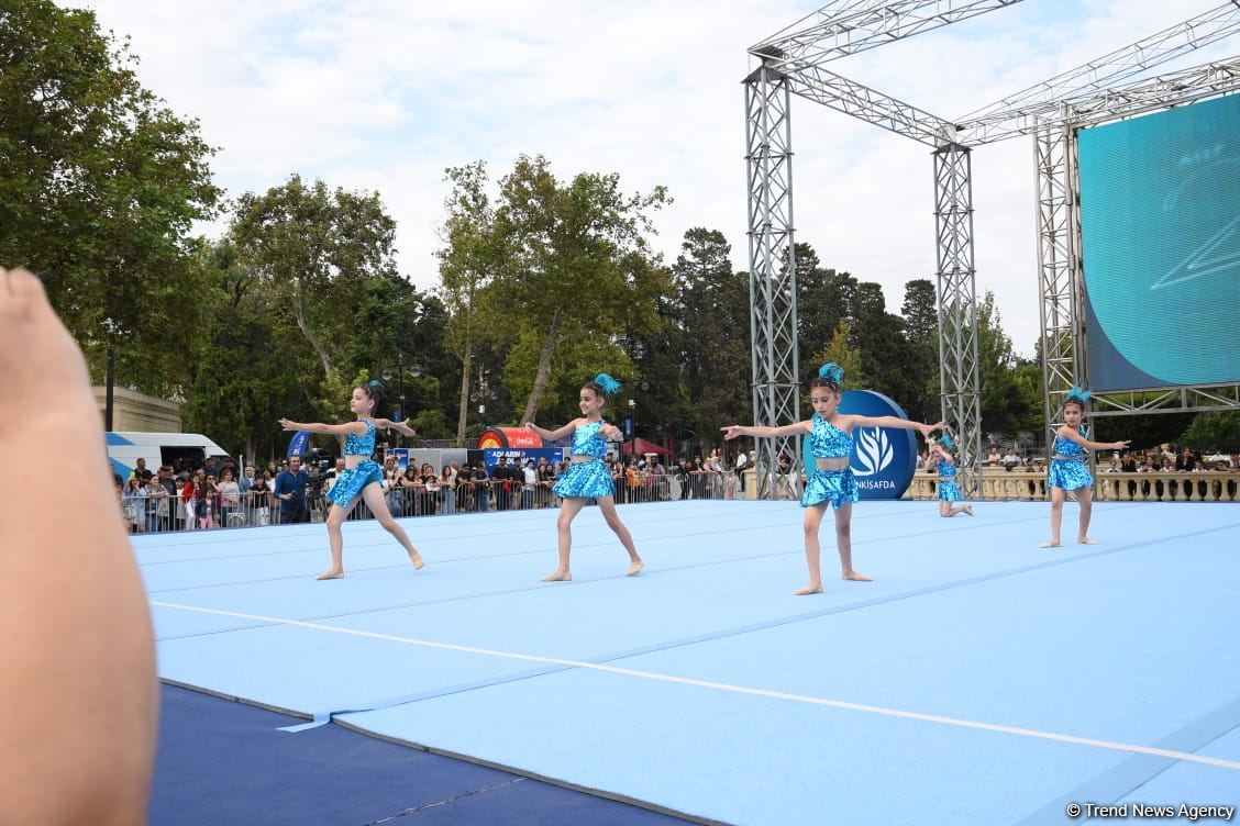 Bakıda “Gimnastika hamı üçün” növü üzrə festival keçirilir (FOTO)