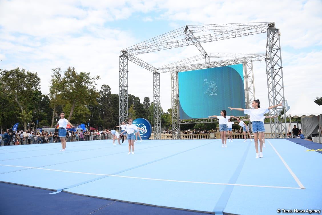 Bakıda “Gimnastika hamı üçün” növü üzrə festival keçirilir (FOTO)