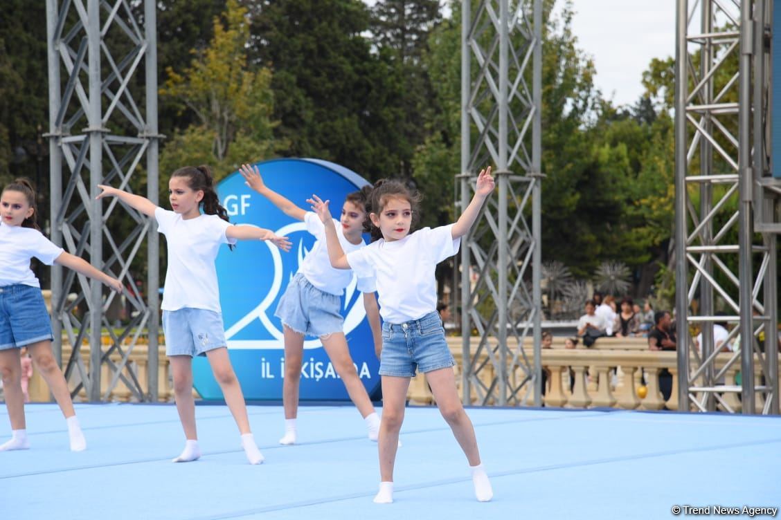 Bakıda “Gimnastika hamı üçün” növü üzrə festival keçirilir (FOTO)
