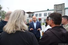 Xarici səyahətçilər Zəngilanın Ağalı kəndində olublar (FOTO)