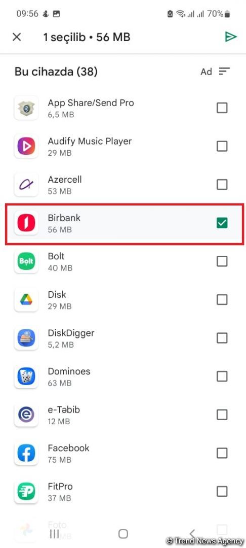 İnternet olmadan tətbiqləri necə paylaşmaq olar? (FOTO)