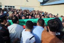XTQ-in şəhid zabiti dəfn edilib (FOTO)