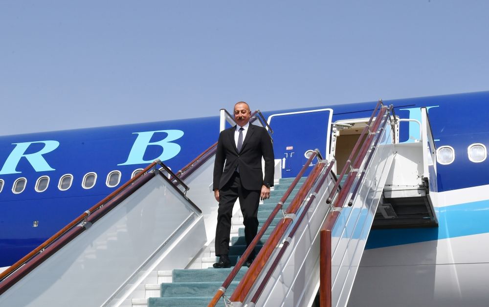 Prezident İlham Əliyev Özbəkistana səfərə gəlib (FOTO/VİDEO)