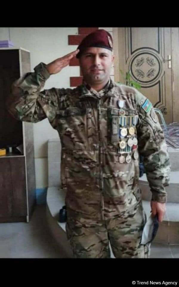 XTQ-in şəhid zabiti dəfn edilib (FOTO)