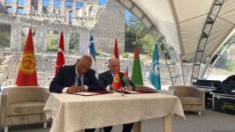 Şuşa Türk Biznesi Forumu çərçivəsində bir sıra sənədlər imzalanıb (FOTO)