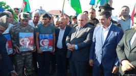 Laçından olan şəhid Qorxmaz İsgəndərovla vida mərasimi keçirilib (FOTO)