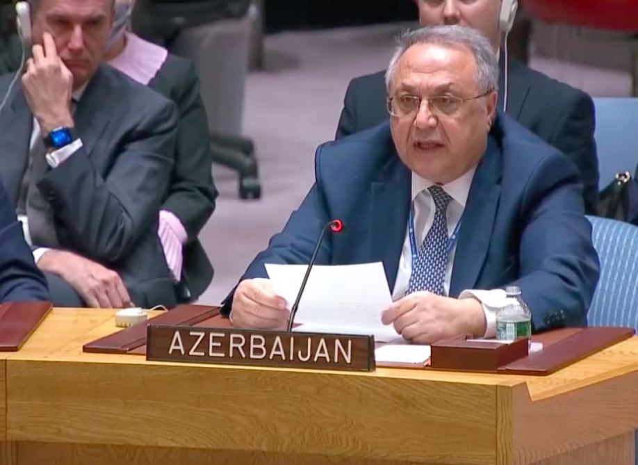 Ermənistanın təxribatı barədə həqiqətlər BMT Təhlükəsizlik Şurasının tribunasından səsləndirilib