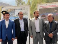 Şərqi Zəngəzur iqtisadi rayonunda İranla sərhəddə Ağbənd avtomobil yolu körpüsünün təməlqoyma mərasimi keçirilib (FOTO)