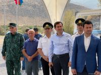 Şərqi Zəngəzur iqtisadi rayonunda İranla sərhəddə Ağbənd avtomobil yolu körpüsünün təməlqoyma mərasimi keçirilib (FOTO)