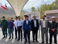 Şərqi Zəngəzur iqtisadi rayonunda İranla sərhəddə Ağbənd avtomobil yolu körpüsünün təməlqoyma mərasimi keçirilib (FOTO)