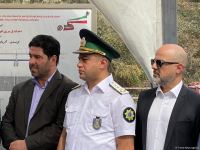Şərqi Zəngəzur iqtisadi rayonunda İranla sərhəddə Ağbənd avtomobil yolu körpüsünün təməlqoyma mərasimi keçirilib (FOTO)