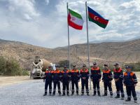 Şərqi Zəngəzur iqtisadi rayonunda İranla sərhəddə Ağbənd avtomobil yolu körpüsünün təməlqoyma mərasimi keçirilib (FOTO)